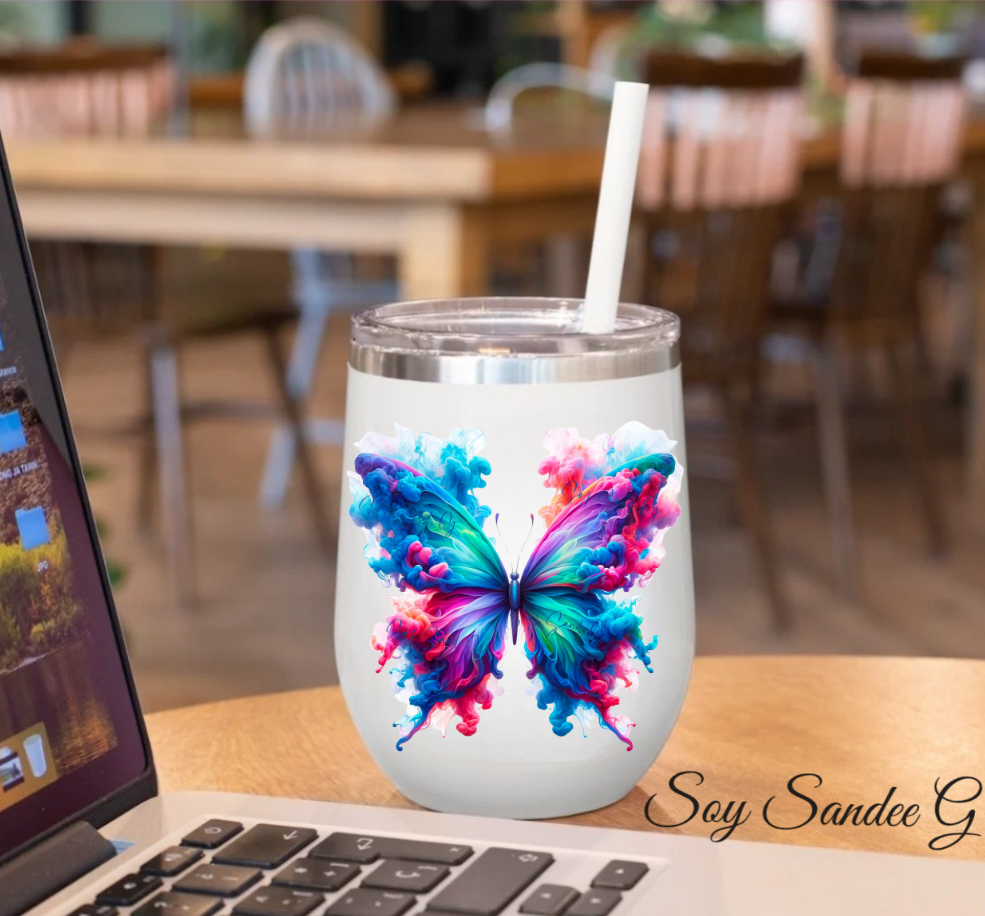 Smoke Butterfly #2 - UVDTF Decal for cups/hard surfaces sticker