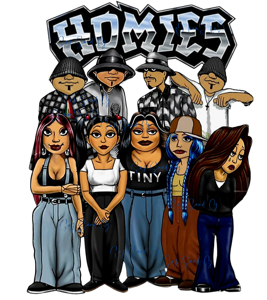 Cholas & Homies - UVDTF Decal for cups/hard surfaces sticker