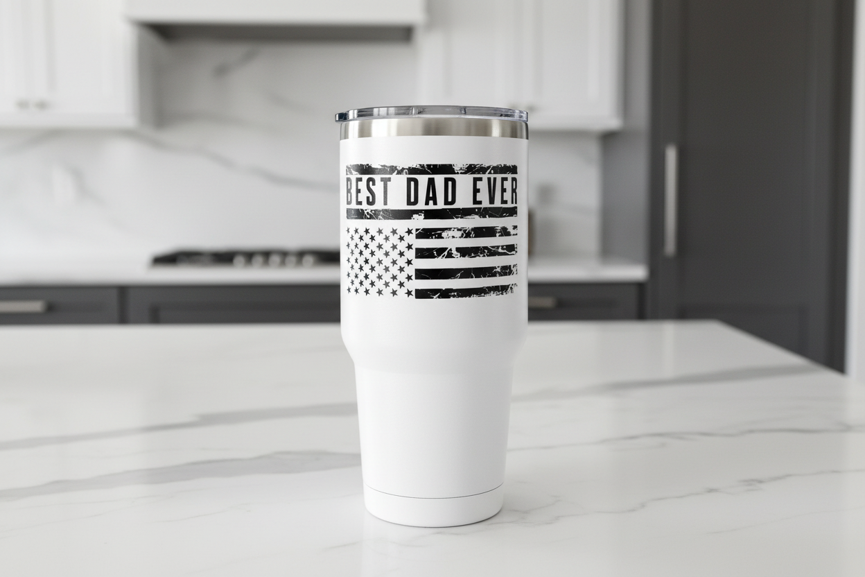 Best Dad Ever - UVDTF Decal for cups/hard surfaces sticker