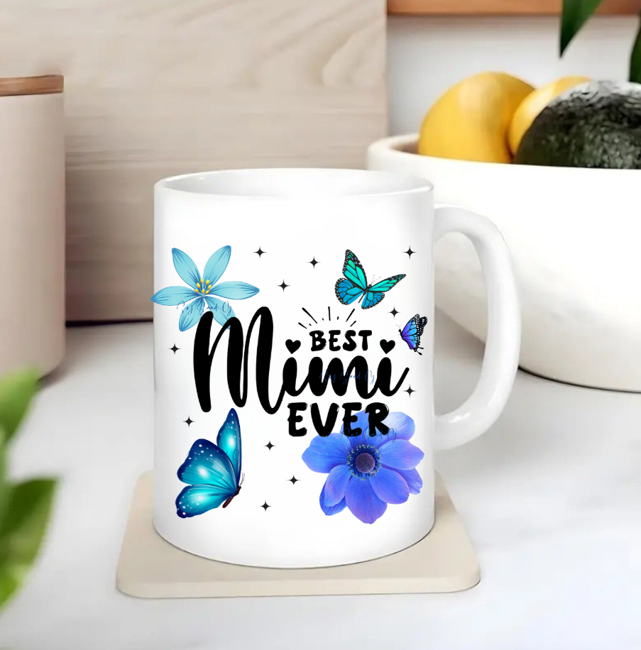 Envoltura UVDTF de búho y flores