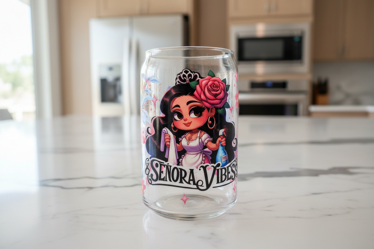 Señora Vibes - UVDTF Wrap for cups/hard surfaces sticker