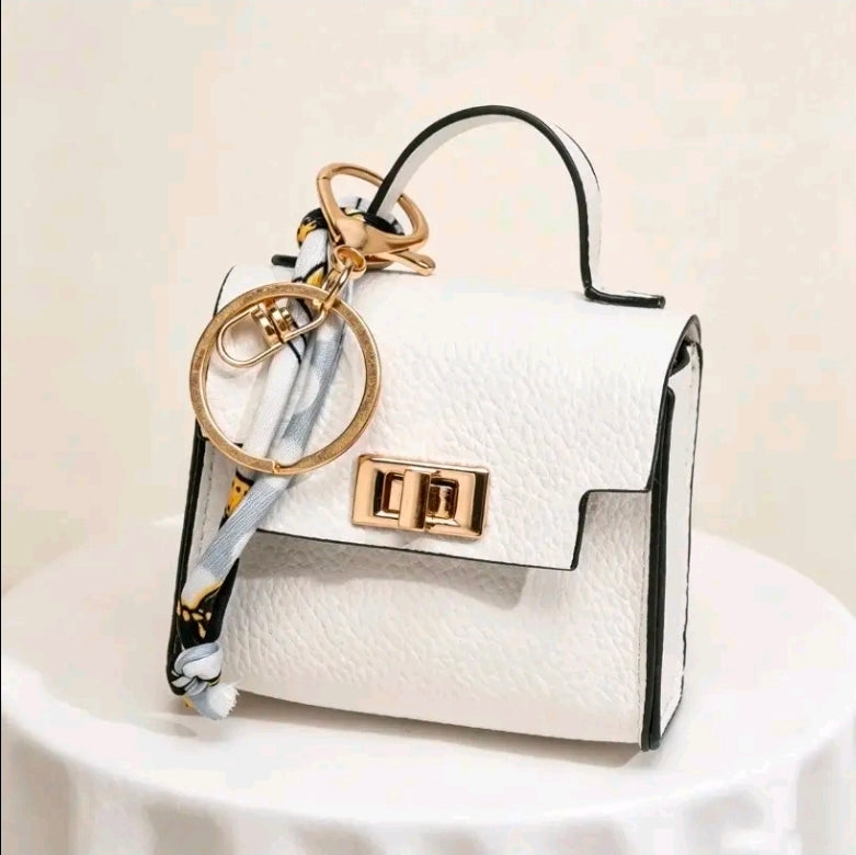 Mini Square Keychain Bag Accessory