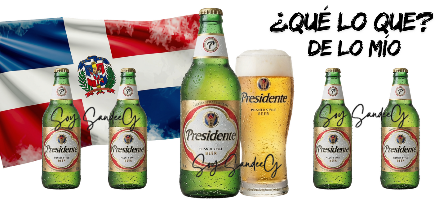 Presidente - UVDTF Wrap for cups/hard surfaces sticker
