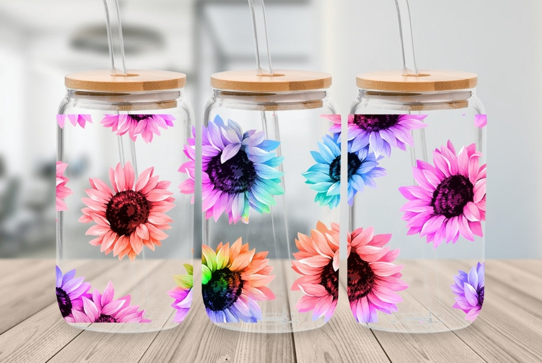 Colorful Daisies - UVDTF Wrap fo rcups/hard surfaces sticker