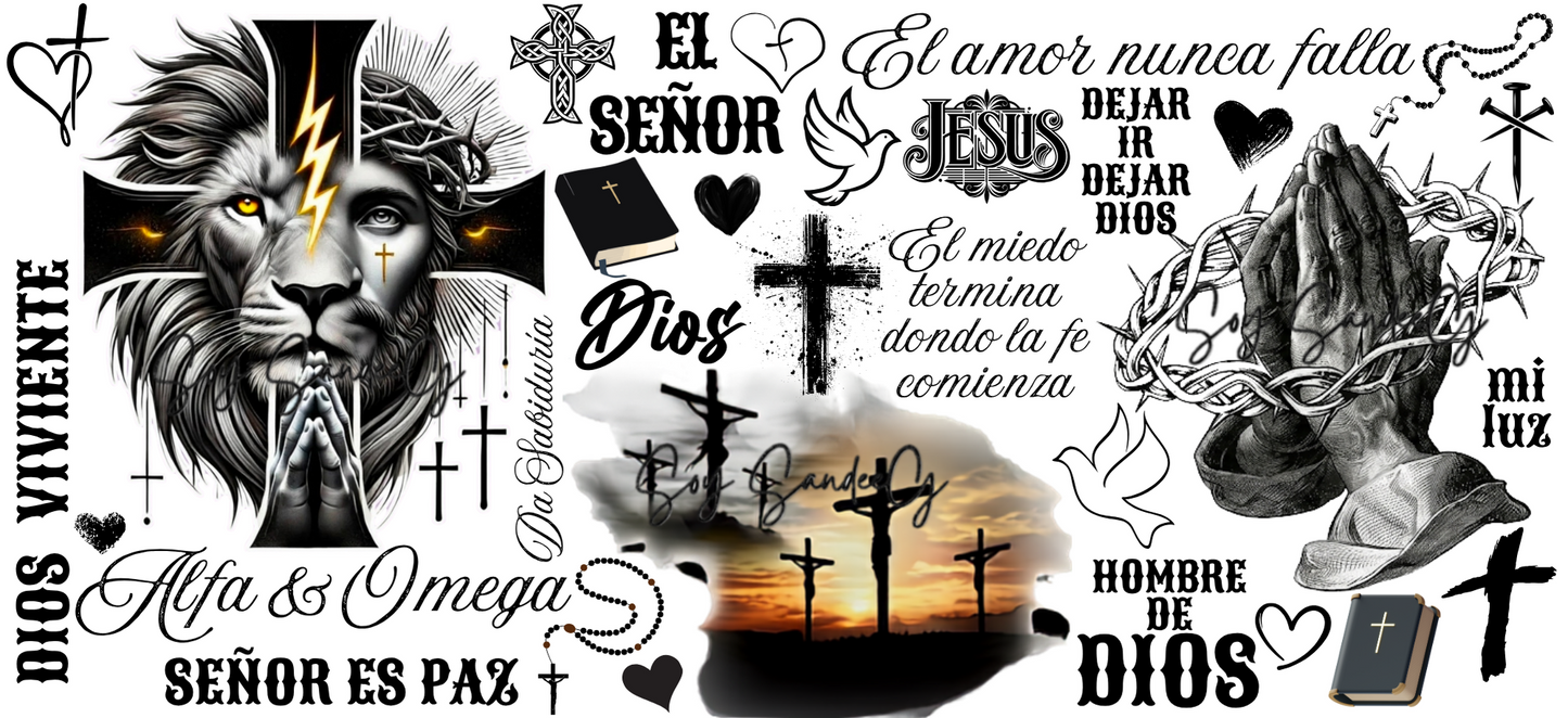 El Señor (The Man) - UVDTF Wrap for cups/hard surfaces sticker