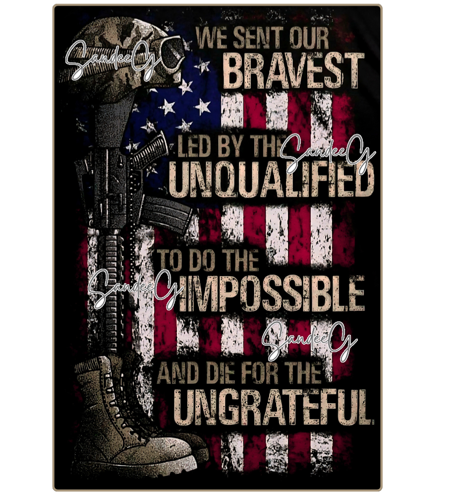 We Sent Our Bravest - UVDTF Decal for cups/hard surfaces sticker