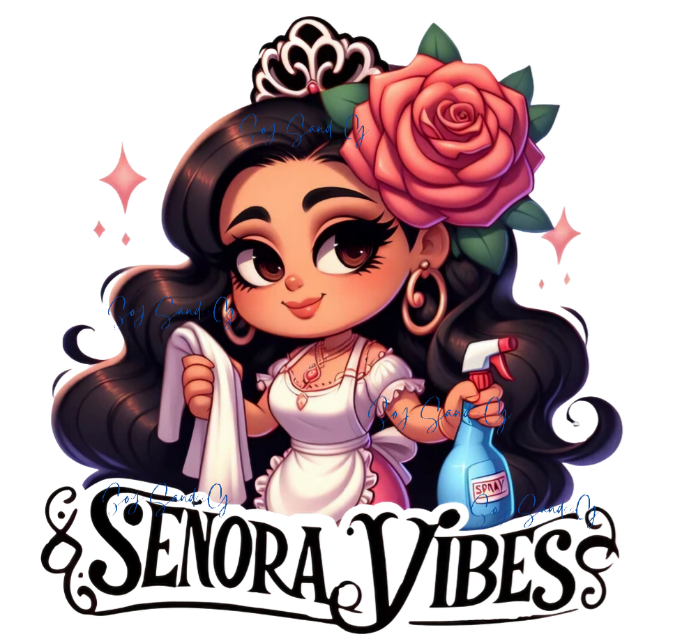 Señora Vibes - UVDTF Decal for cups/hard surfaces sticker