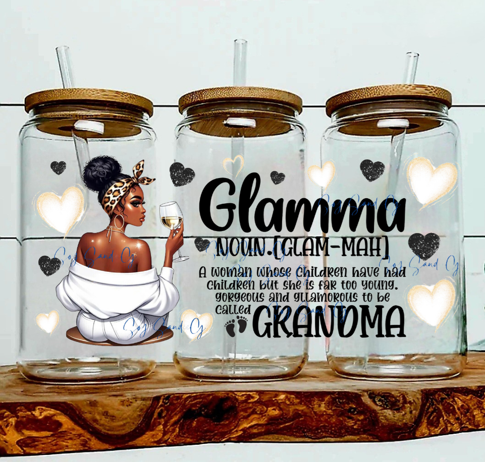 Glamma #2 - UVDTF Wrap for cups/hard surfaces sticker