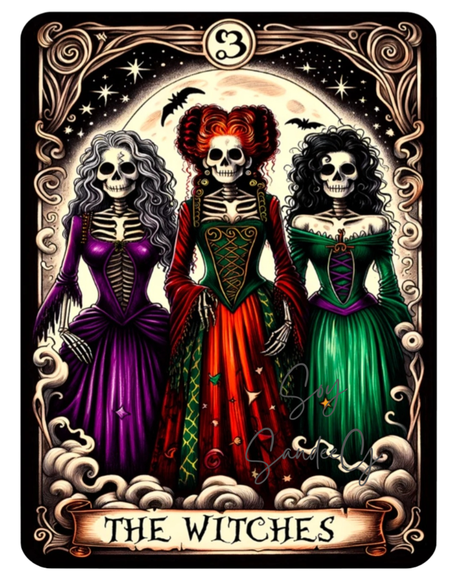 Bruja latina sexy - Calcomanía UVDTF negra