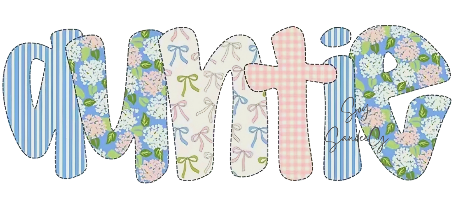 Auntie - UVDTF Wrap for cups/hard surfaces sticker