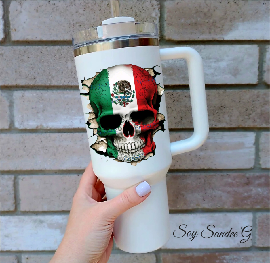 Mexican Skull - UVDTF Decal for cups/hard surfaces sticker