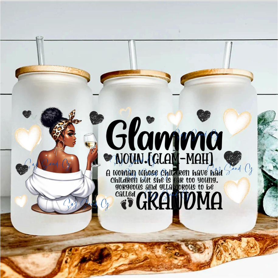 Glamma #2 - UVDTF Wrap for cups/hard surfaces sticker