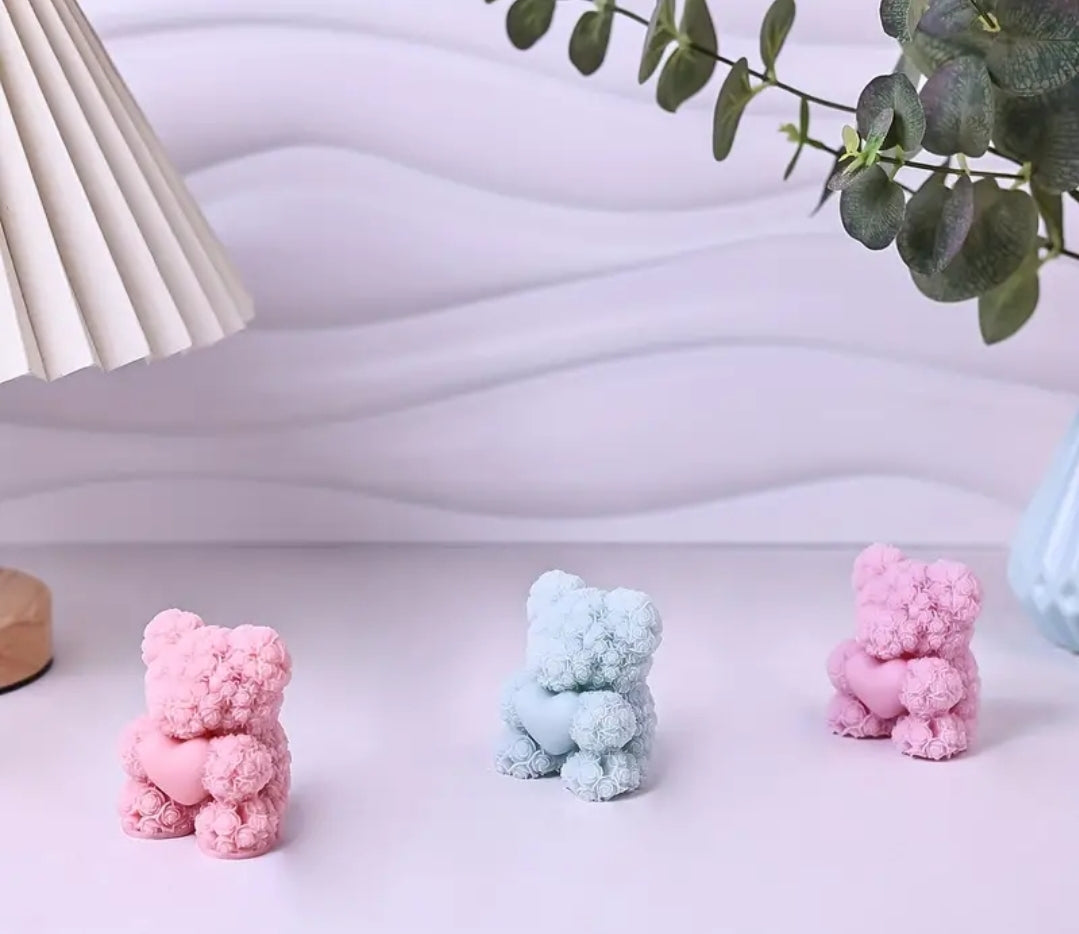 Rose Teddy Bear Wax Melt ONLY - NO $