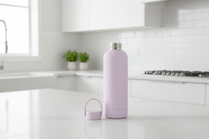 Light Pink Stainless Steel Water Bottle - You Can Add any Design