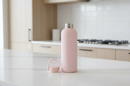 Light Pink Stainless Steel Water Bottle - You Can Add any Design
