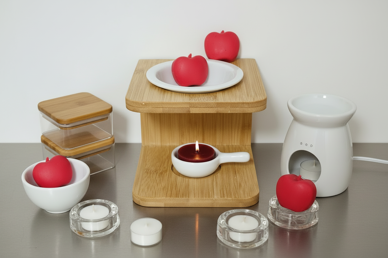 Cera derretida de manzana: tamaño de muestra