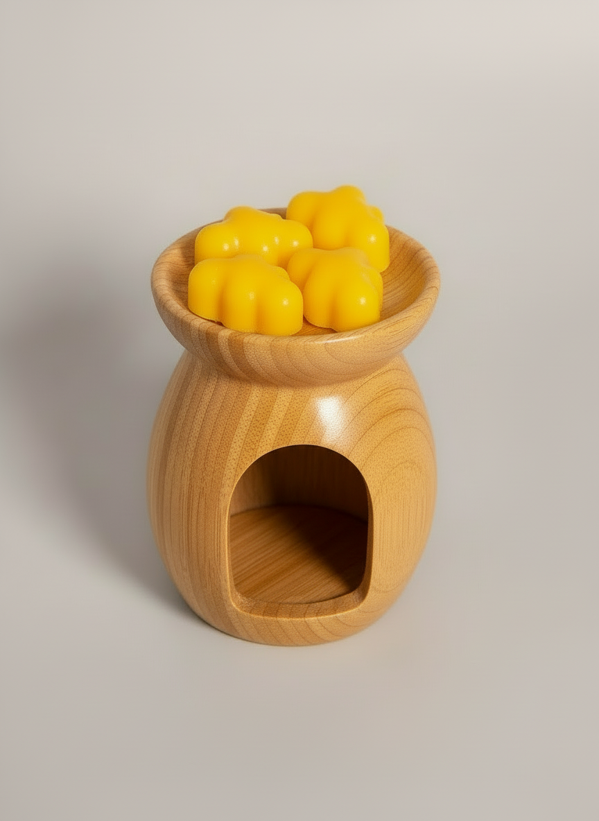 Cera derretida en forma de nube: tamaño de muestra