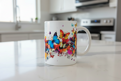 Multicolored Butterflies - UVDTF Wrap for cups/hard surfaces sticker