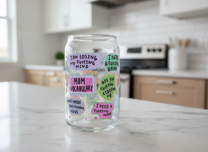 Vocabulario de mamá UVDTF wrap