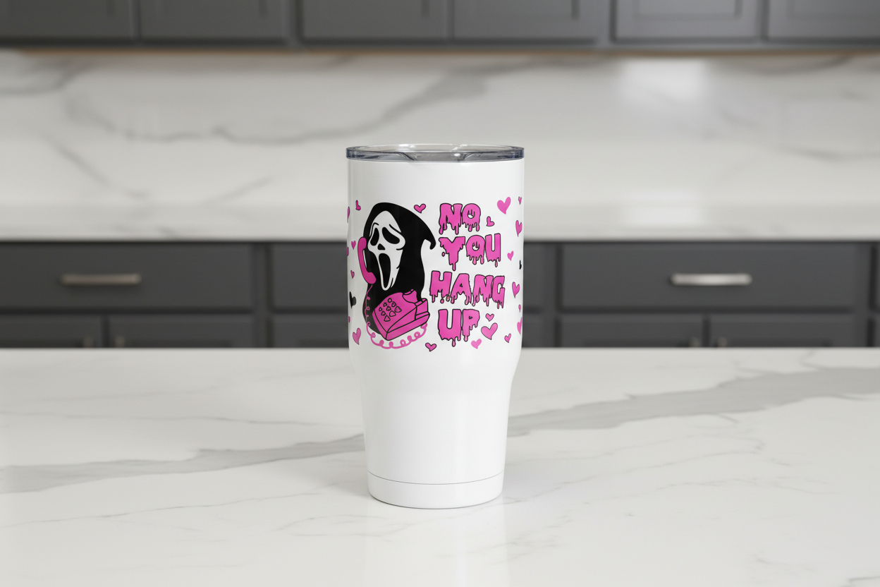 No You Hang Up #2 - UVDTF Wrap for cups/hard surfaces sticker