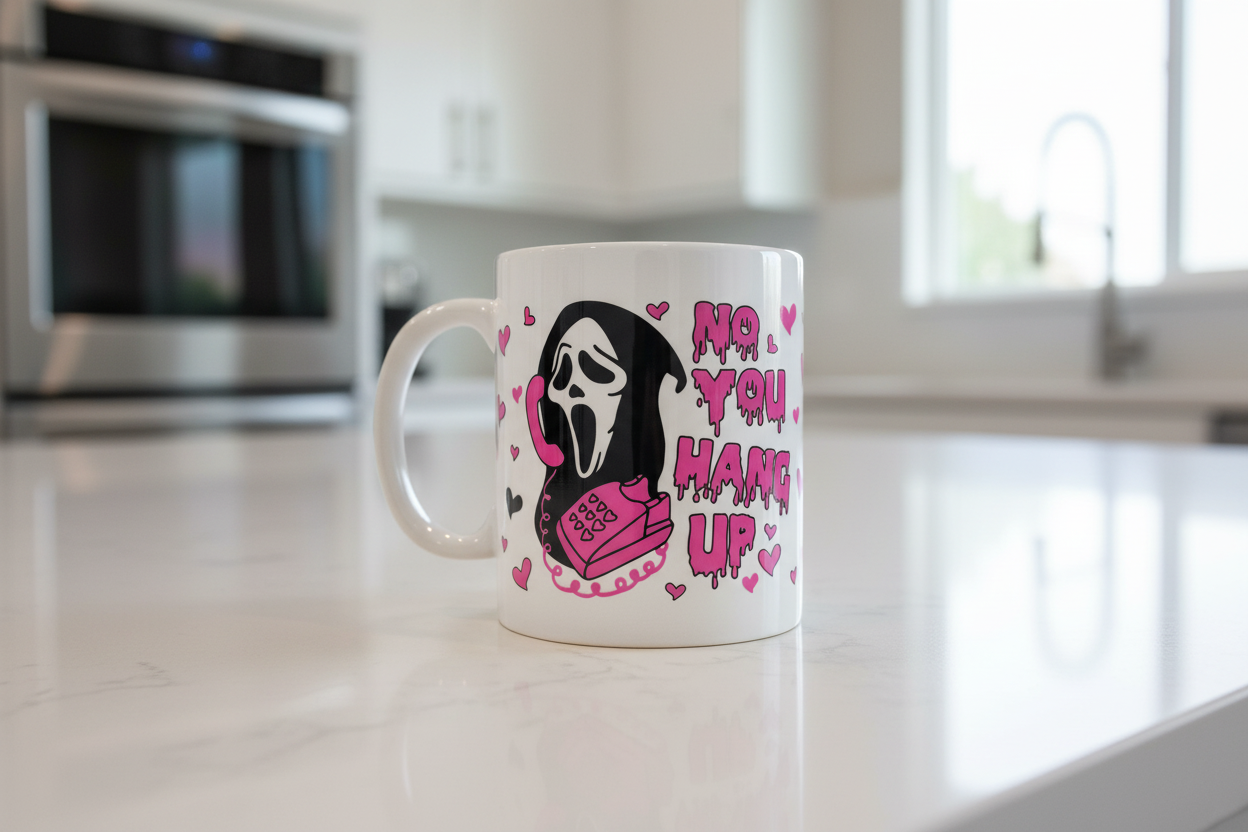 No You Hang Up #2 - UVDTF Wrap for cups/hard surfaces sticker