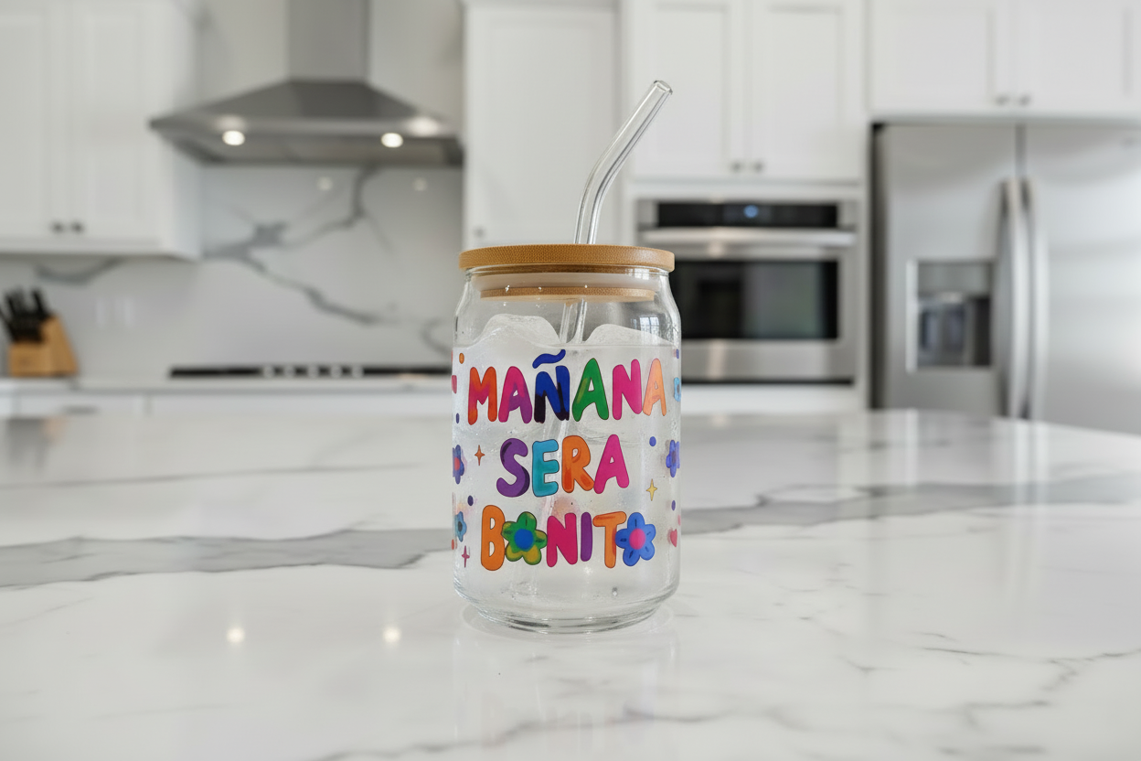 Mañana Sera Bonito (Tomorrow will be Pretty) - UVDTF wrap for cups/hard surfaces sticker