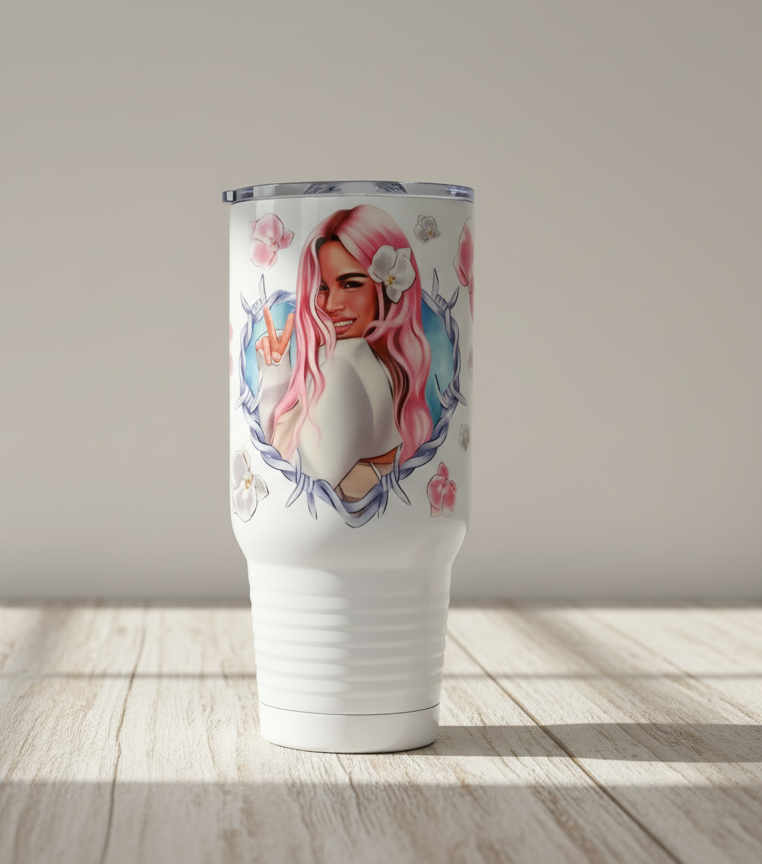 Karol G - UVDTF Wrap for cups/hard surfaces sticker