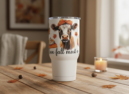 Vaca de otoño UVDTF