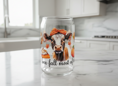 Vaca de otoño UVDTF