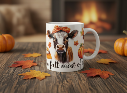 Vaca de otoño UVDTF