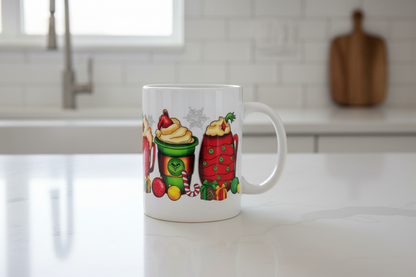 Vasos Grinch con envoltura UVDTF