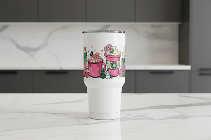 Candy X-mas Cups - UVDTF Wrap #2 for cups/hard surfaces sticker