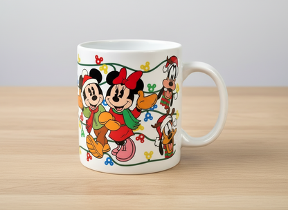 Mickey & Friends Lights - UVDTF Wrap for cups/hard surfaces sticker