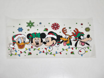 Mickey & Friends Xmas - UVDTF Wrap for cups/hard surfaces sticker