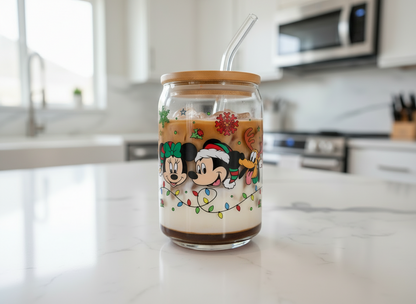 Mickey & Friends Xmas - UVDTF Wrap for cups/hard surfaces sticker