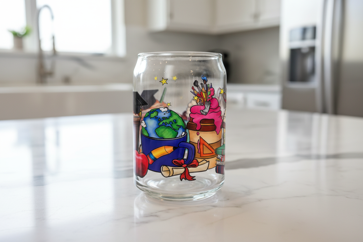 Teacher Cups - UVDTF Wrap for cups/hard surfaces sticker