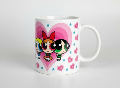 Power Puff Girls Hearts - UVDTF Wrap for cups/hard surfaces sticker