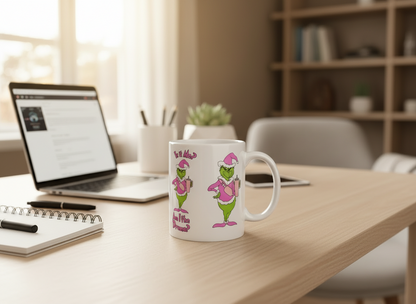 Bougie Grinch - UVDTF Wrap for cups/hard surfaces sticker