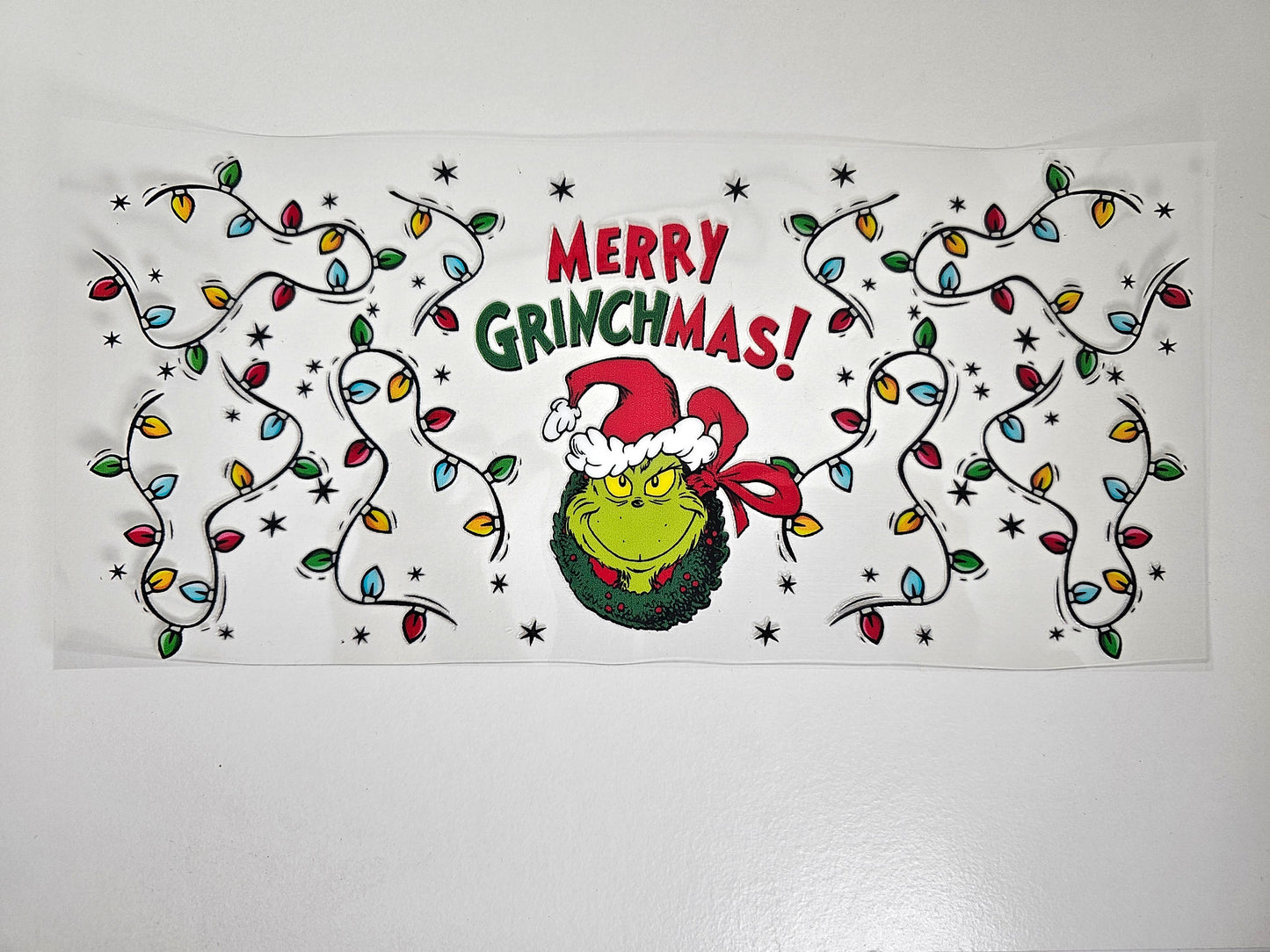 Merry Grinchmas UVDTF Wrap