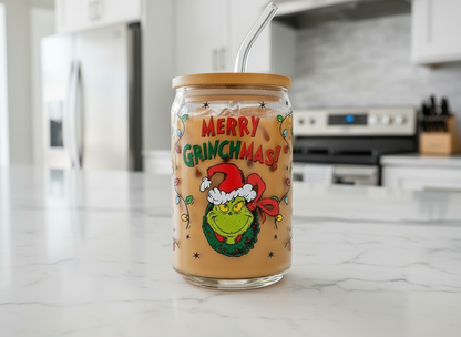 Envoltura UVDTF Feliz Grinchmas