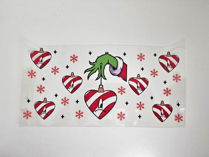Bad Bunny Grinch - UVDTF Wrap for cups/hard surfaces sticker