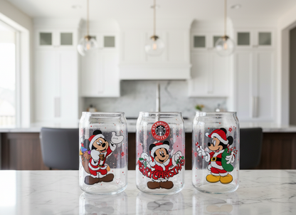 Merry Christmas Mickey - UVDTF Wrap for cups/hard surfaces sticker