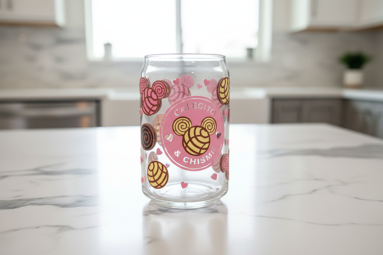 Magical Cafecito y Chisme - UVDTF Wrap for cups/hard surfaces sticker