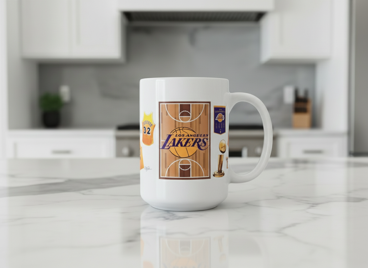 Lakers - UVDTF Wrap for cups/hard surfaces sticker