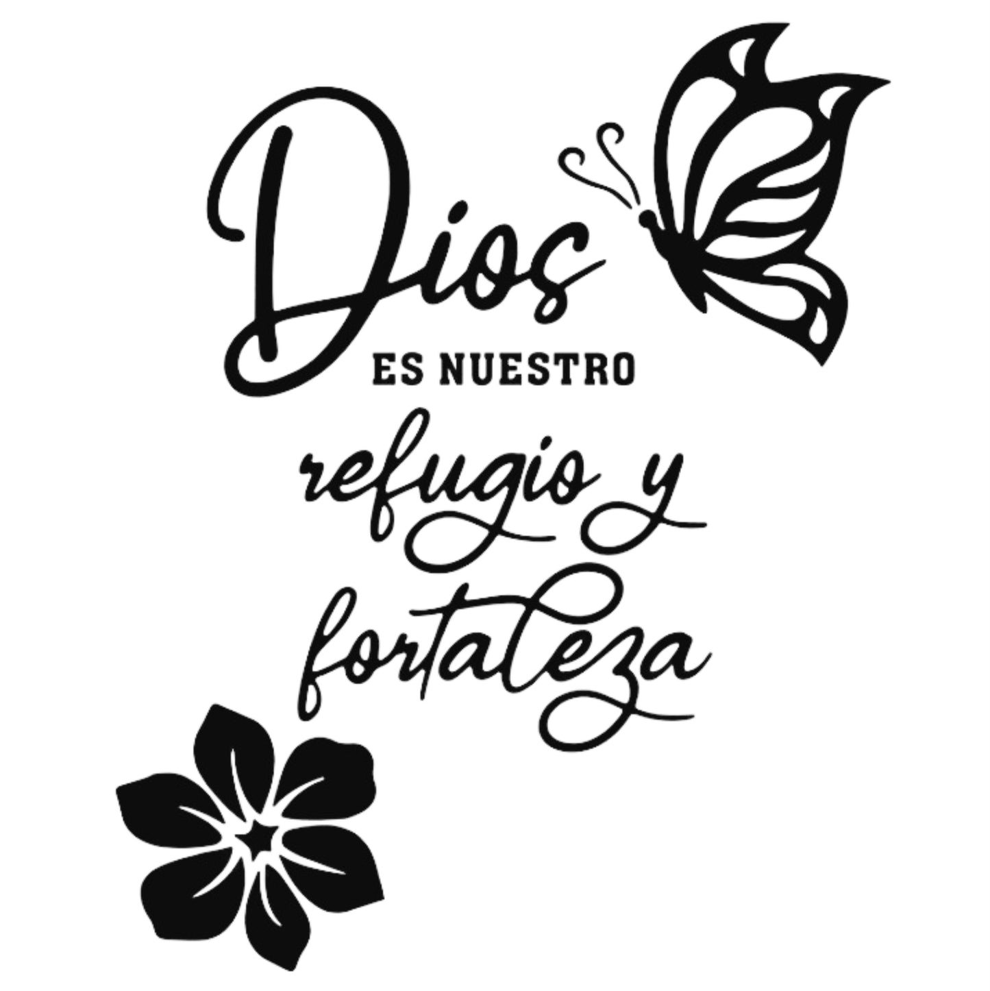 Dios es... UVDTF Decal