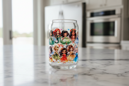 Little Princesses - UVDTF Wrap for cups/hard surfaces sticker