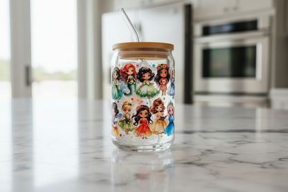 Little Princesses - UVDTF Wrap for cups/hard surfaces sticker