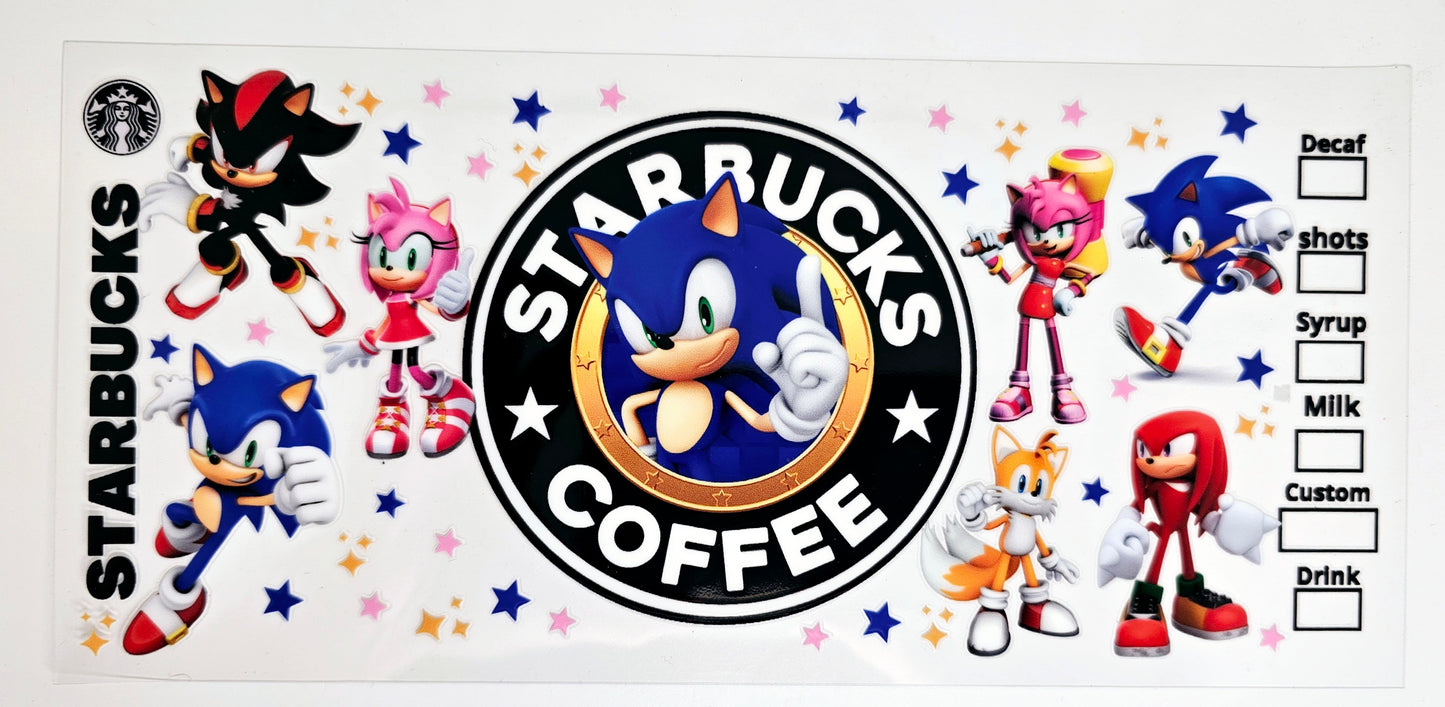 Sonic Starbucks UVDTF wrap