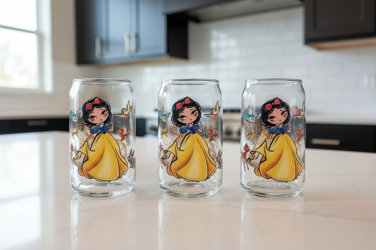 Snow White & Dwarves - UVDTF Wrap for cups/hard surfaces sticker