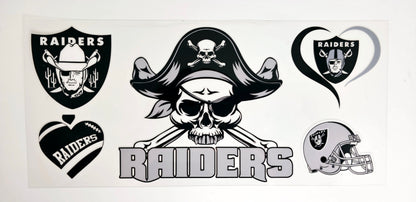 Raiders Skull UVDTF wraps